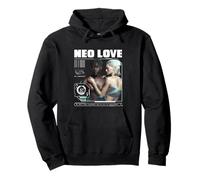 Neo Love Cyber Pareja Futuro Intimidad Arte Sudadera con Capucha