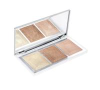 NEO MAKE UP Iluminador Maquillaje con Espejo - Shine Is Mine - Paleta de Iluminadores - 3 Tonos - Face & Body Highlighter - Contouring Maquillaje - Glow