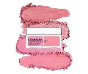 NEO MAKE UP Time To Blush 01 - Colorete en Polvo Suelto Rosa - 4 Tonos Modulables - Acabado Sedoso - con Niacinamida, Vitamina E y Extracto Floral