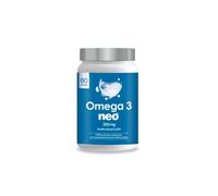NEO - OMEGA 3-60 perlas- Complemento Natural a Base de EPA y DHA Extraídos del Aceite de Pescado Premium - Ácidos grasos esenciales - Destilado Molecularmente