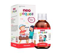 NEO PEQUES Ferromix - Jarabe para prevenir la anemia, la fatiga y favorecer el desarrollo físico y cognitivo de los niños - Complemento Natural con Hierro y Vitaminas B - Sabor Fresa - 150 ml