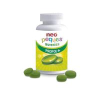 NEO PEQUES - Gummies Propol+ - 30 Gominolas para Niños - Con Própolis, N-Acetilcisteína y Vitamina C - Ayuda a hacer frente a los resfriados invernales - Sabor a Lima