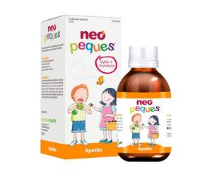 NEO PEQUES | Jarabe Infantil Apetito | 150 ml | Aumenta el Apetito y Disminuye la Sensación de Cansancio | A Base de Extractos de Plantas y Oligoelementos | Sabor Frambuesa