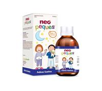 NEO PEQUES | Jarabe Infantil Felices Sueños | 150 ml | Para Problemas de Sueño e Inquietud en Niños | Ayuda a Dormir Mejor | Con Melisa, Tilo, L-Triptófano, Magnesio y Vitamina B6