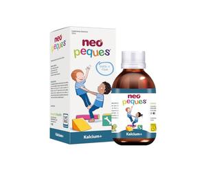 NEO PEQUES Kalcium+ - Jarabe Infantil con Calcio Liposomado, Vitamina D3 y K2 - Apoyo al Crecimiento y Desarrollo de los Huesos - Sabor Yogur - 150 ml
