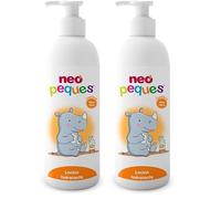 Neo Peques - Loción Hidratante para Niños con Aloe Vera y Germen de Trigo - Apto para Pieles Sensibles - Alto Nivel de Nutrientes y Antioxidantes - Calma y Protege la Piel - 400 ml (Paquete de 2)