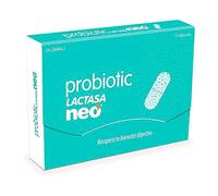 NEO - PROBIOTIC LACTASA 15 capsulas | Probiótico Natural a Base de Lactasa | Sin alérgenos, sin GMO, sin nanomateriales | Tomar 1 para prevenir molestias por Lactosa