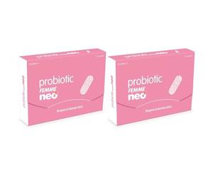 NEO - Probióticos - 15 Cápsulas - Caja 15 Días - para Mujer - Favorece la Mucosa y Flora Vaginal - Ayuda contra Vaginosis Bacteriana - Probiotic Femme (Paquete de 2)