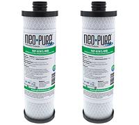Neo-Pure NP-KW1-MB Reemplazo compatible para WaterPur™ KW1 RV Filtro de agua - Ahora disponible como filtro MAX - Con Purificación de agua Quantum KDF 55 Media y fibra de carbono de cáscara de coco 2