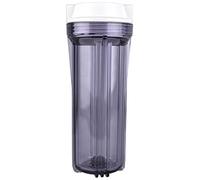 Neo-Pure SlimLine - Carcasa de filtro transparente de 10 pulgadas, tapa blanca plana de 1/2 pulgada, sin alivio de presión (FHSL-1050FWC0)