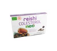 NEO | Reishi Colesterol | Ayuda a Controlar el Colesterol | A Base de Extractos Puros de Hongos de Cultivo Ecológico | Reductor de Colesterol | Píldoras Recubiertas de Vitamina C | 30 Cápsulas