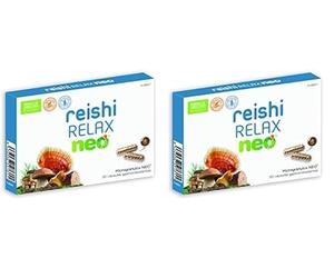 NEO | REISHI NEO | Relax Complemento Alimenticio que Ayuda a la Relajación 30 Cápsulas | Hongos de Agricultura Ecológica | Apto para Vegetarianos Sin gluten ni Derivados Lácteos | Tomar 1 o 2 al Día