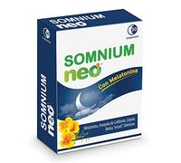 NEO | Somnium Complemento Alimenticio 30 Cápsulas | Con Valeriana, Lúpulo, Melisa y Melatonina 1mg | Microgránulo de Alta Biodisponibilidad | Para Dormir Bien y Favorecer un Sueño Reparador | Tomar 1 Antes de Dormir