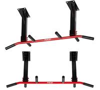 Neo Sport NS-317 Barra de dominadas para techo para ejercicios de entrenamiento de fuerza de acero reforzado, 6 asas antideslizantes, 98 x 43 x 35 cm, carga máxima 90 kg