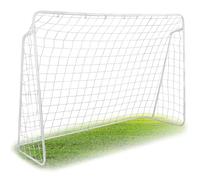 Neo-Sport Portería de fútbol de Metal para niños y Adultos, Resistente, 300 x 120 x 200 cm, Color Blanco