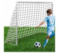 Neo-Sport Portería de fútbol Infantil para jardín y Parque, 183 x 122 cm, para Jugar y Entrenar, Marco de Acero con Red y 4 Anclajes de Tierra, Montaje sin Herramientas
