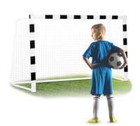 Neo-Sport Portería de fútbol para niños y Adultos, con Funda Protectora, Color Negro y Blanco