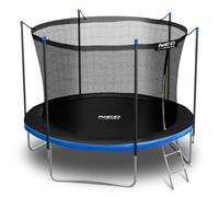 Neo-Sport Trampolín para Exteriores para niños, Red de Seguridad, Escalera Interior, Barras Acolchadas, Resistente a la Intemperie, Inoxidable, Color Azul y Negro, 183 cm