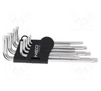 09-526 Juego de llaves Torx® con fusible acero cromo-vanadio 9 uds. NEO HERRA...