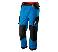 NEO TOOLS Pantalones de Trabajo HD+ para Hombre, 100% algodón, 275 g/m², Tallas S-XXL, Zona de Las Rodillas con Bolsillos en la Rodilla, Cintura elást