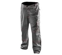 NEO TOOLS X Pantalones de utilidades de Trabajo, Gris, S Hombres