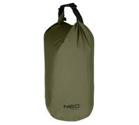 Neo Tools Bolsa Impermeable 5L Nylon PU Resistente al Agua 3000mm - Cierre de Hebilla - Altura máxima 38cm, diámetro 16 cm, para Kayak, natación, Pesca, Verde, 5 l, Mochila