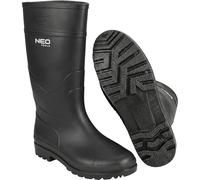 NEO TOOLS Botas de goma 39 - Gumischtifel unisex, impermeables, botas de lluvia, botas de jardín, transpirables, botines de goma, impermeables, color negro, talla 39-46