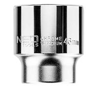 NEO TOOLS Cabezal doce cantos 3/4", 46 mm, acero CrV, DIN3124, certificado TÜV M+T, 25 años de garantía 08-329