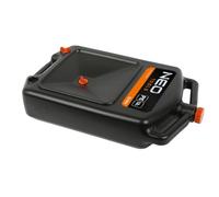 NEO TOOLS Cacerola multiusos para uso universal, práctica bandeja de goteo, bandeja colectora de aceite de polietileno con asas, 12-16 l, portátil, con cerradura, 12 l