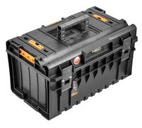 NEO TOOLS Caja modular 350, compartimento ajustable con cintas, cierres robustos, nervios modulares, refuerzos, gran volumen, capacidad de carga de 50 kg, entrada hasta 120 kg, 585 x 385 x 320 mm