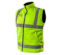 NEO TOOLS Chaleco reflectante 2 en 1 profesional, chaleco de seguridad, chaleco de trabajo, chaleco funcional