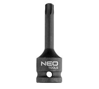 NEO TOOLS Llave de impacto para llave de impacto de acero al cromo-molibdeno para herramientas neumáticas y trinquetes, tipo TORX (T60)