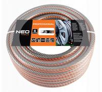 NEO TOOLS Manguera de jardín profesional de 6 capas, 1/2 "o 3/4" | PVC, reforzado con poliéster cruzado y tejido | Food Safe: adecuada para agua potable | diferentes modelos