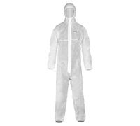 NEO TOOLS - Mono desechable, mono de pintor en talla M/XL/XXXL - Cómodo y protector - Perfecto para trabajos de pintura. Material: tela no tejida de polipropileno (polipropileno no tejido), Blanco, XL