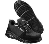 NEO TOOLS NEO Air - Zapatos de trabajo profesionales, transpirables, de seguridad, Negro con reflectores, 42 EU