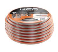 NEO TOOLS Optima Manguera de jardín de 4 Capas, 1/2"o 3/4" | PVC Reforzado con poliéster | Food Safe - Apto para Agua Potable | Diferentes Modelos