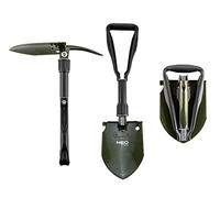 Neo Tools - Pala Plegable con Cinco Funciones en una, Pala, Pico, abrebotellas, Sierra, Llave de Vaso de 10 mm, Bolsa para Llevar y au