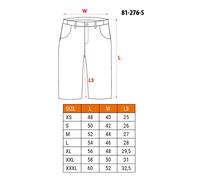 NEO TOOLS Pantalones cortos de trabajo para hombre con cinturón, 62 % algodón, 35 % poliéster, 3 % elastano, 270 g/m2, tallas XS-3XL, bolsa de herramientas extraíble azul marino S