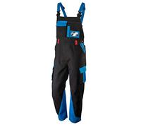 Neo Tools Pantalones de Trabajo HD+ para Hombre, 100% algodón, 275 g/m², Talla S-XXL, Cintura elástica con Goma elástica en la Espalda, Tirantes ajust