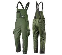 NEO TOOLS Pantalones de trabajo | Talla XS - XXL | Peto CAMO | Trabajo Workshop Heavy Duty Pantalones | EN ISO 13688:2013, verde oscuro, S