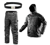 NEO TOOLS Pantalones de trabajo térmicos para hombre de invierno o conjunto con chaqueta de trabajo de invierno, talla S (48) 3XL (58), resistente, cálido, impermeable, resistente al viento, de