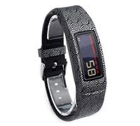 NEO+ Vendedor del Reino Unido, nueva banda de repuesto para GarMin Vivofit 2 / No Tracker (patrón plateado)