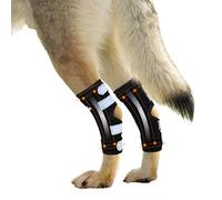NeoAlly Dog Braces for Rear Legs Super Supportive with Dual Metal Spring Inserts to Stabilize Dog Hind Legs, Help Dogs with Injuries Sprains Arthritis ACL CCL (Small Pair)