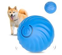 NEOALLYPETS Pelota de juguete interactiva inteligente para perros, bola malvada con rebote automático y rotación para perros pequeños/medianos, duradera, masticable, cargador USB, juguete divertido de