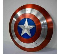 NEOARY Escudo del Capitán América - Réplica hecha a mano del escudo de metal del Falcon First Avenger de 55.9 cm