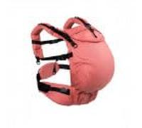 NeoBurbuja - Neo Plus V2 - Portabebes fisiológico compacto, transpirable, cómodo y escalable, ancho cinturón Ventrale - 100% algodón orgánico - Fabricado en Francia - De 3 meses a 3/4 años - Caoba