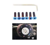 NeoChrome - Kit de tornillos para buje de volante con efecto titanio OMP JDM