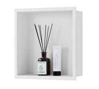 Neodrain Nicho de Ducha sin Azulejos, Estante de Ducha de Almacenamiento (tamaño Exterior 13.1 x 13.1 Pulgadas) (tamaño Interior 12 x 12 Pulgadas), nicho de Pared de Acero Inoxidable sin Azulejos