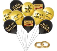 Neodtx 24 globos decorativos de jubilación, regalo de pensión, decoración de jubilación para hombre, fiesta de despedida, jubilación, mujer, jubilación, fiesta, decoración, pensión, colega, globos