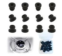 NEODTX Gomas de soporte de ollas, 12 piezas de conductos de goma, patas de goma, fundas de goma para soportes de ollas Dometic Smev y Thetford con varillas de 5 mm, accesorios para equipamiento de